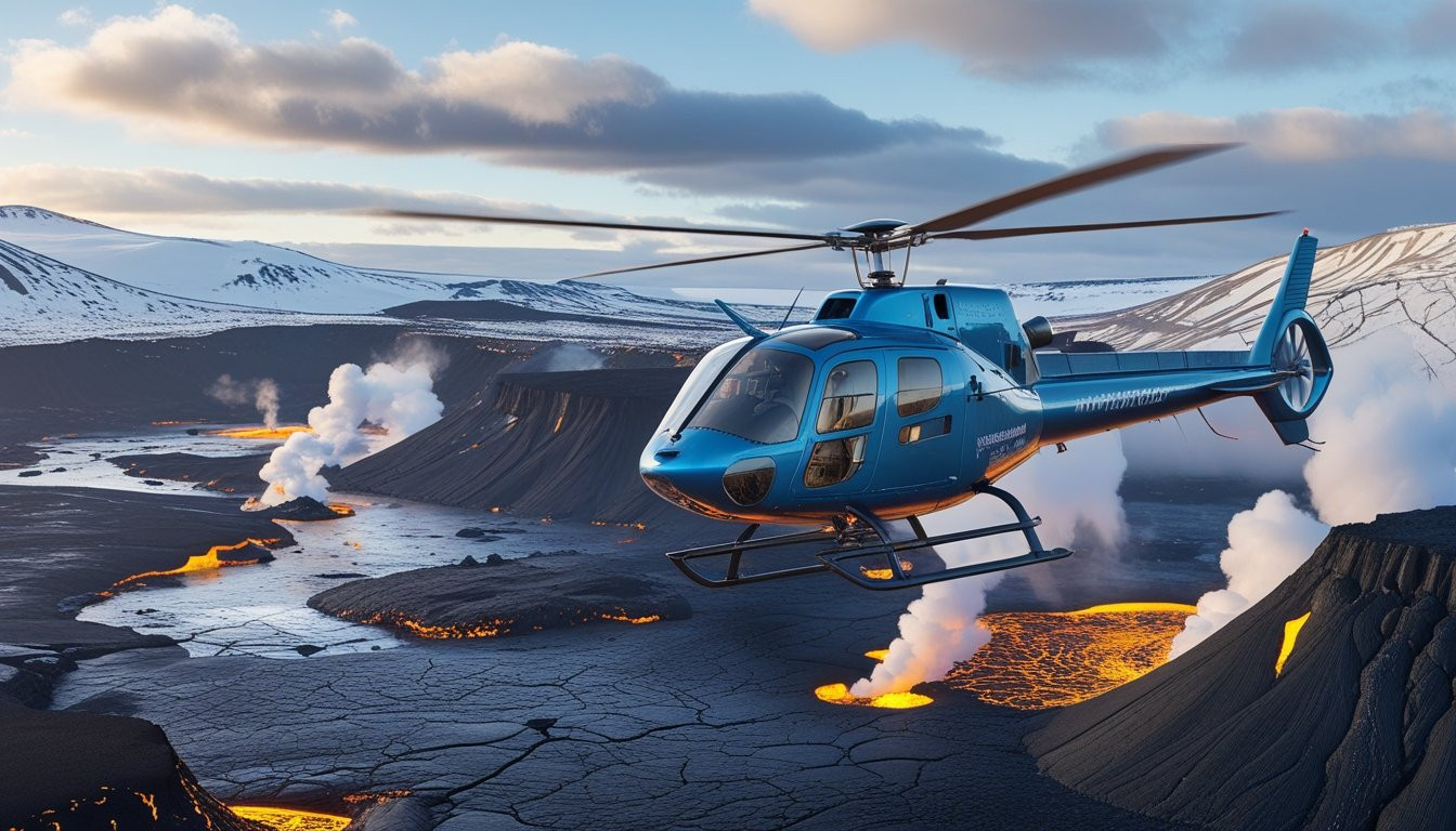 TOUR TRỰC THĂNG NGẮM NÚI LỬA FAGRADALSFJALL REYKJAVÍK