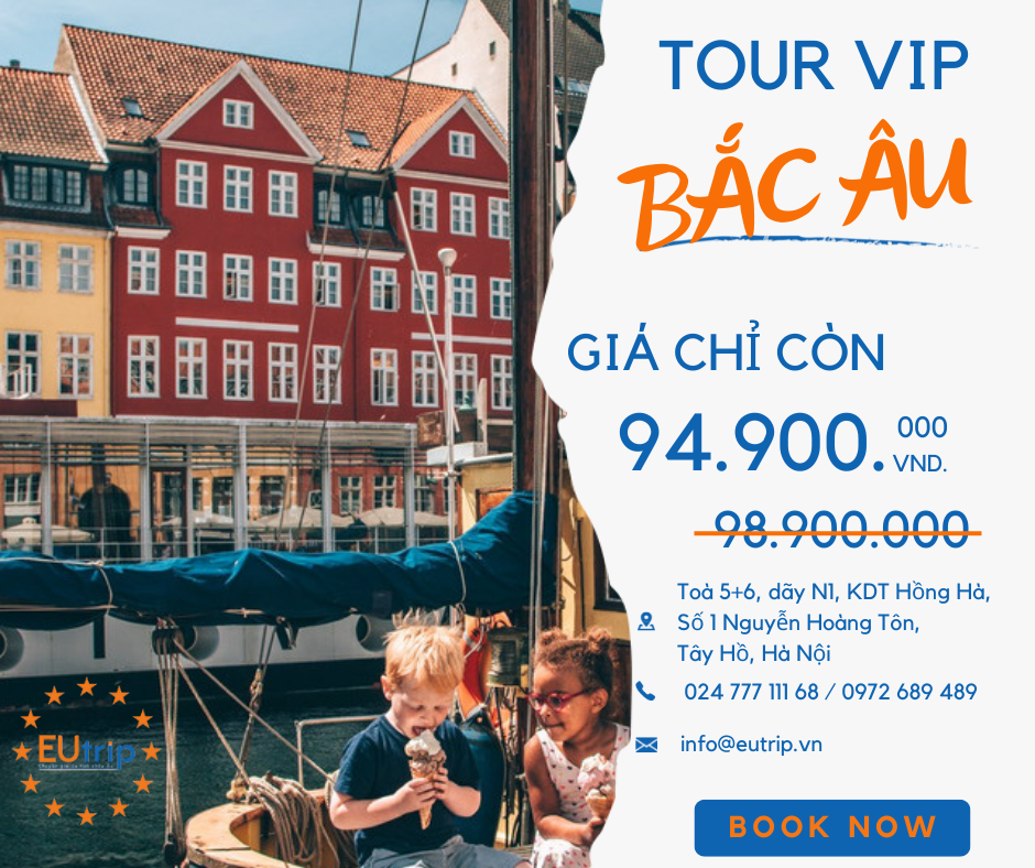 THƯỞNG NGOẠN MÙA THU VÀNG 4 NƯỚC BẮC ÂU ĐAN MẠCH-NAUY- THỤY ĐIỂN -PHẦN LAN
