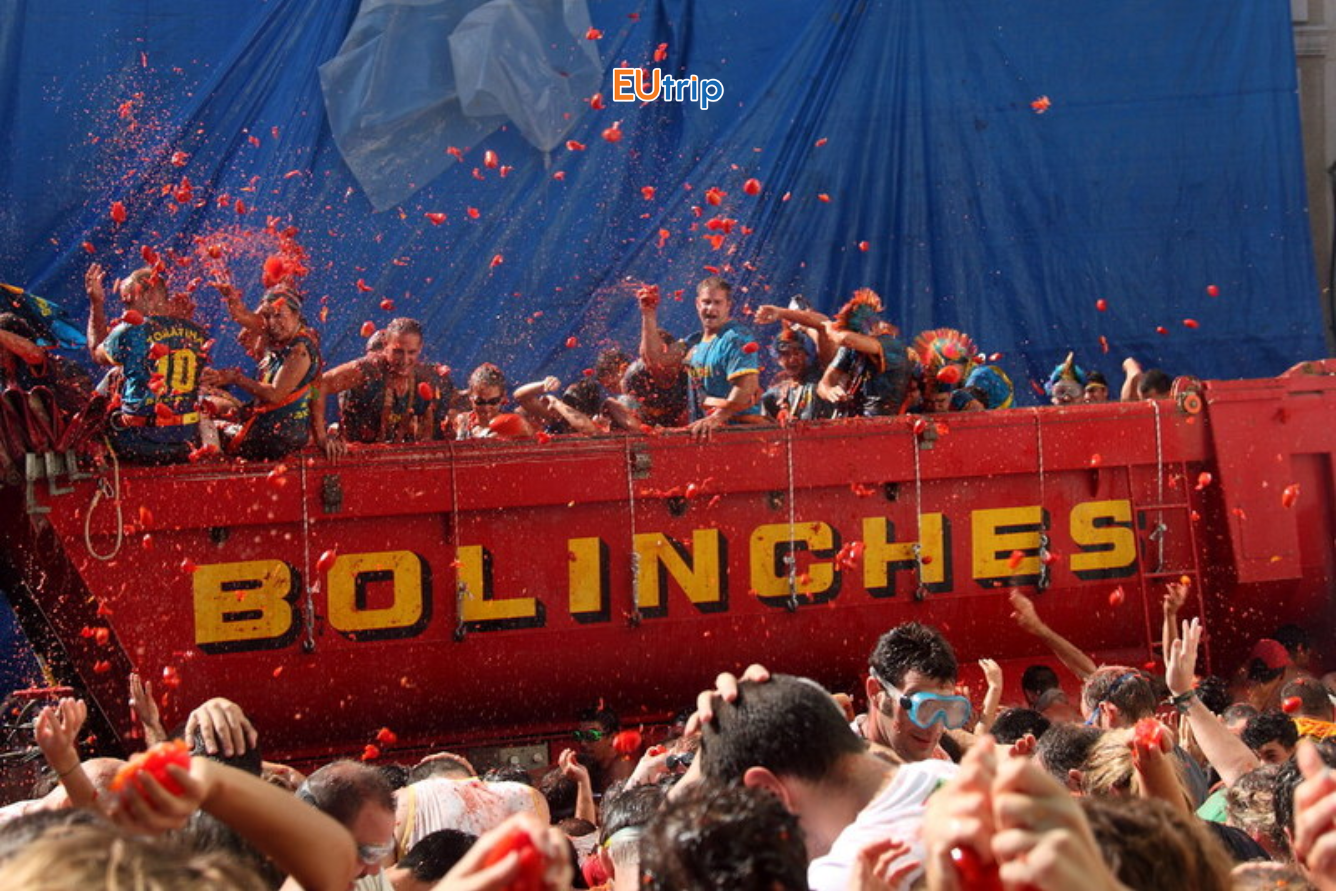 lễ hội cà chua Tây Ban Nha