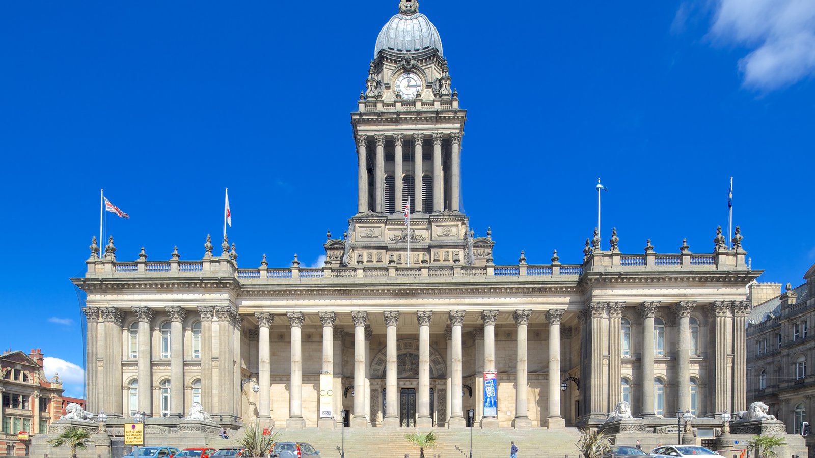 Tòa thị chính Leeds Town Hall (Ảnh: Sưu tầm)