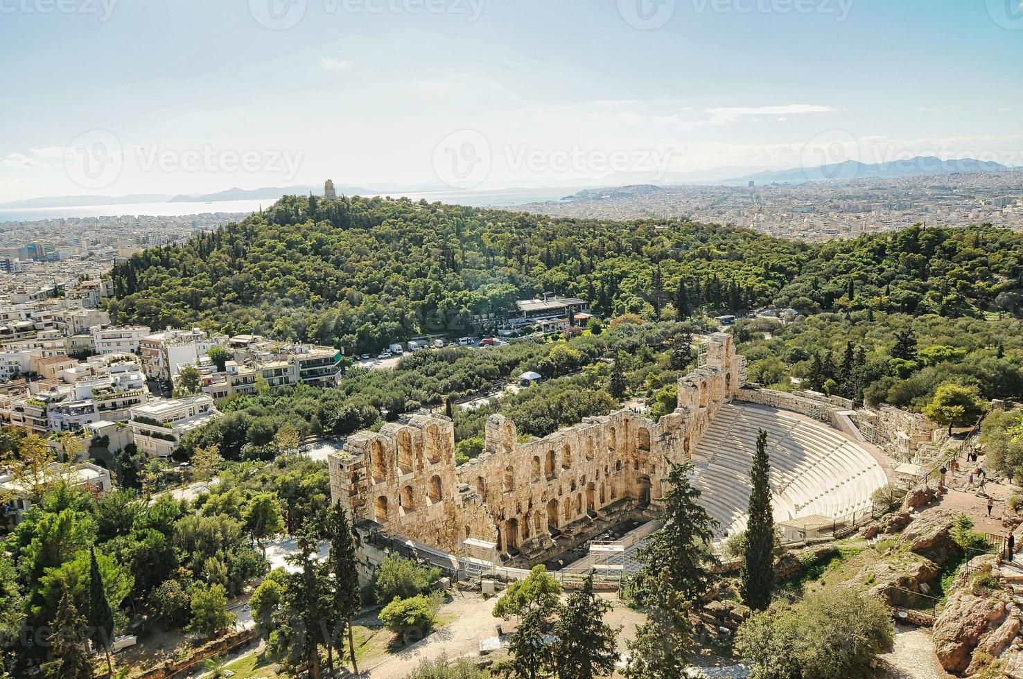 Nhà hát cổ đại ở Hy Lạp du lịch Châu Âu