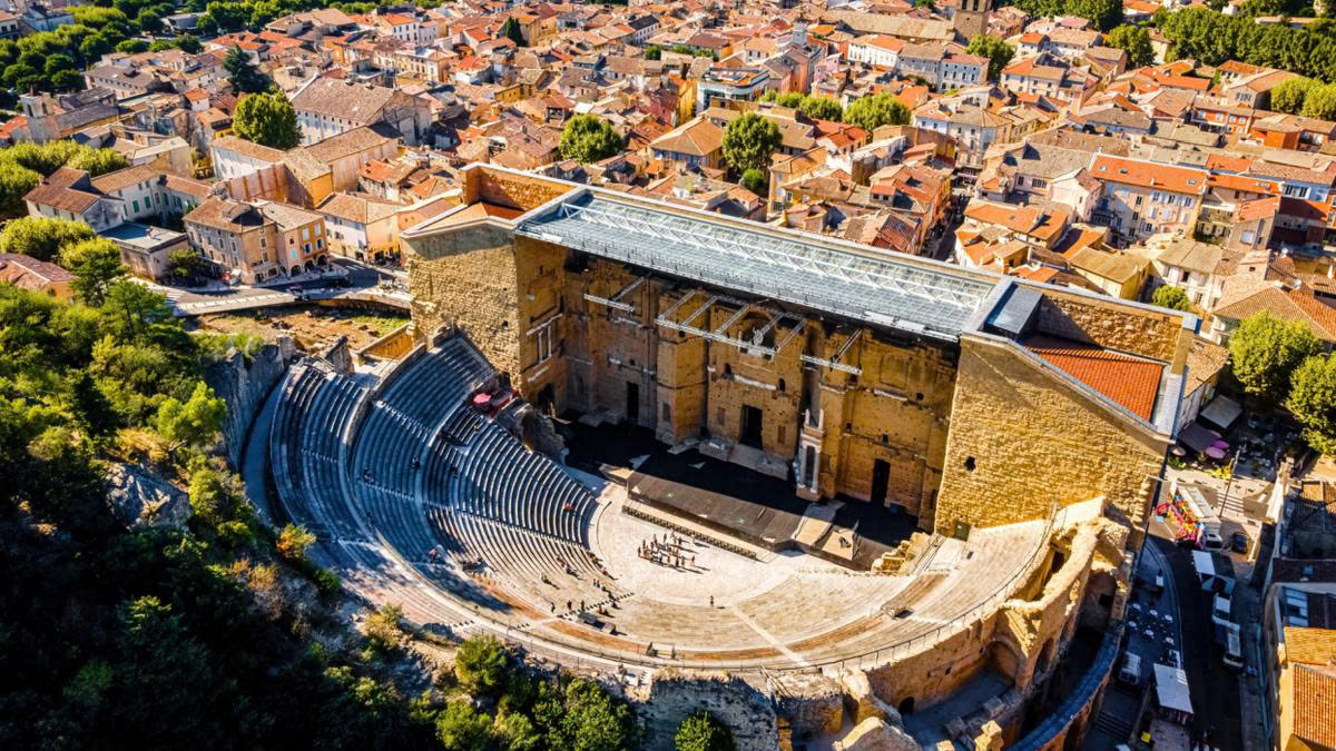 Nhà hát cổ đại ở gần nước Pháp